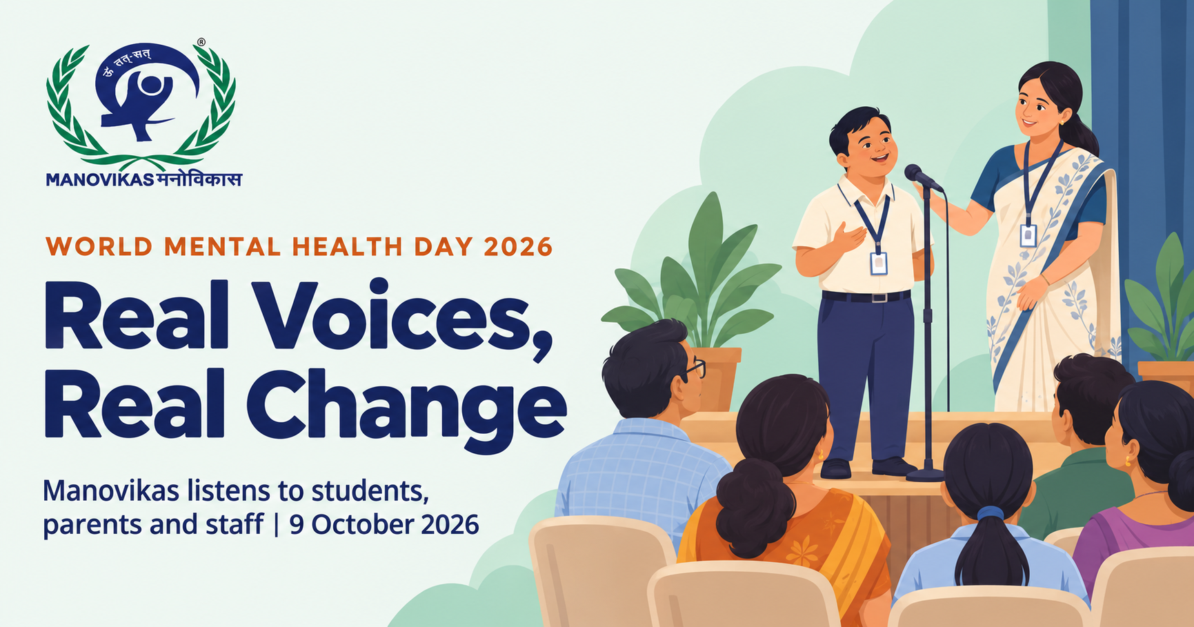 Real Voices, Real Change — Manovikas listens to students, parents and staff, 9 October 2026